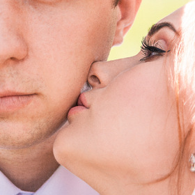 Wedding kiss